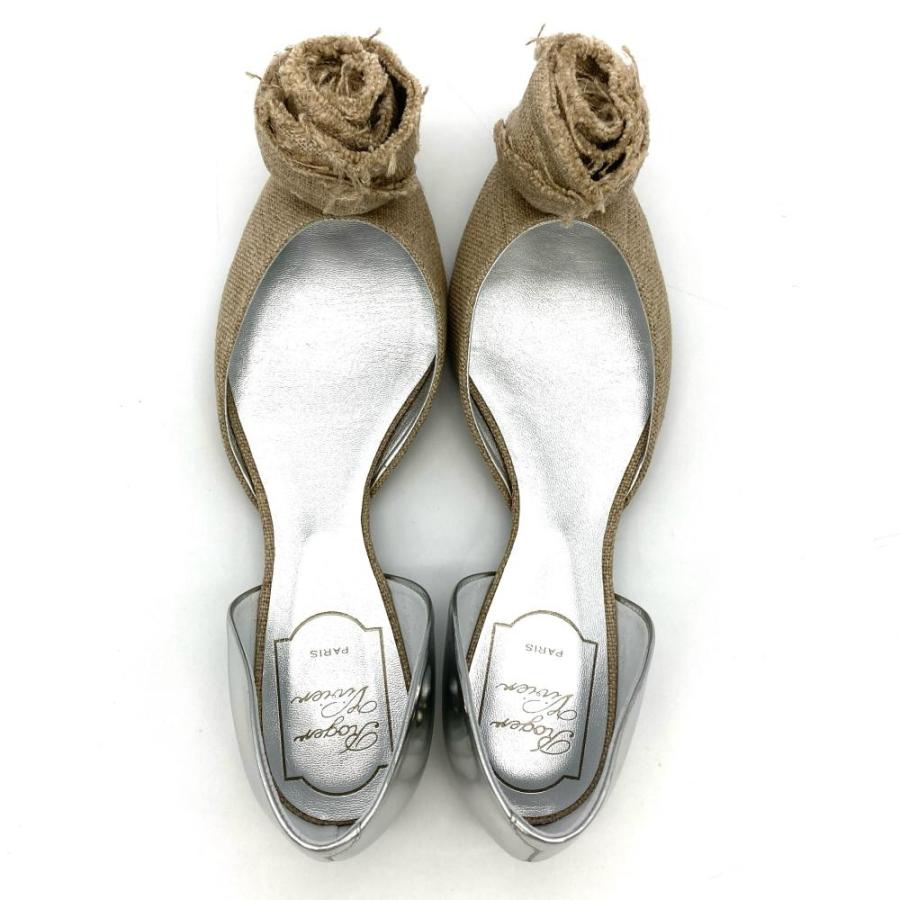 ロジェヴィヴィエ Roger vivier フラワー バレエシューズ