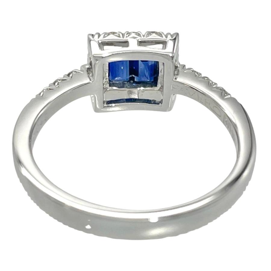 ファヴェロ FAVERO リング 指輪 サファイア 0.42ct 約12.5号 K18WG 3.6 