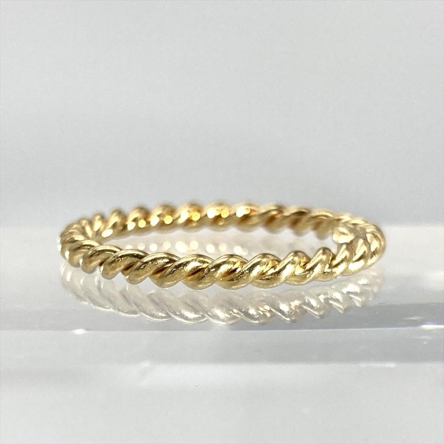 Tiffany & Co. ツイストデザインリング TIFFANY&Co.（ティファニー） ツイスト リング 指輪 約19号 K18YG 2.8g