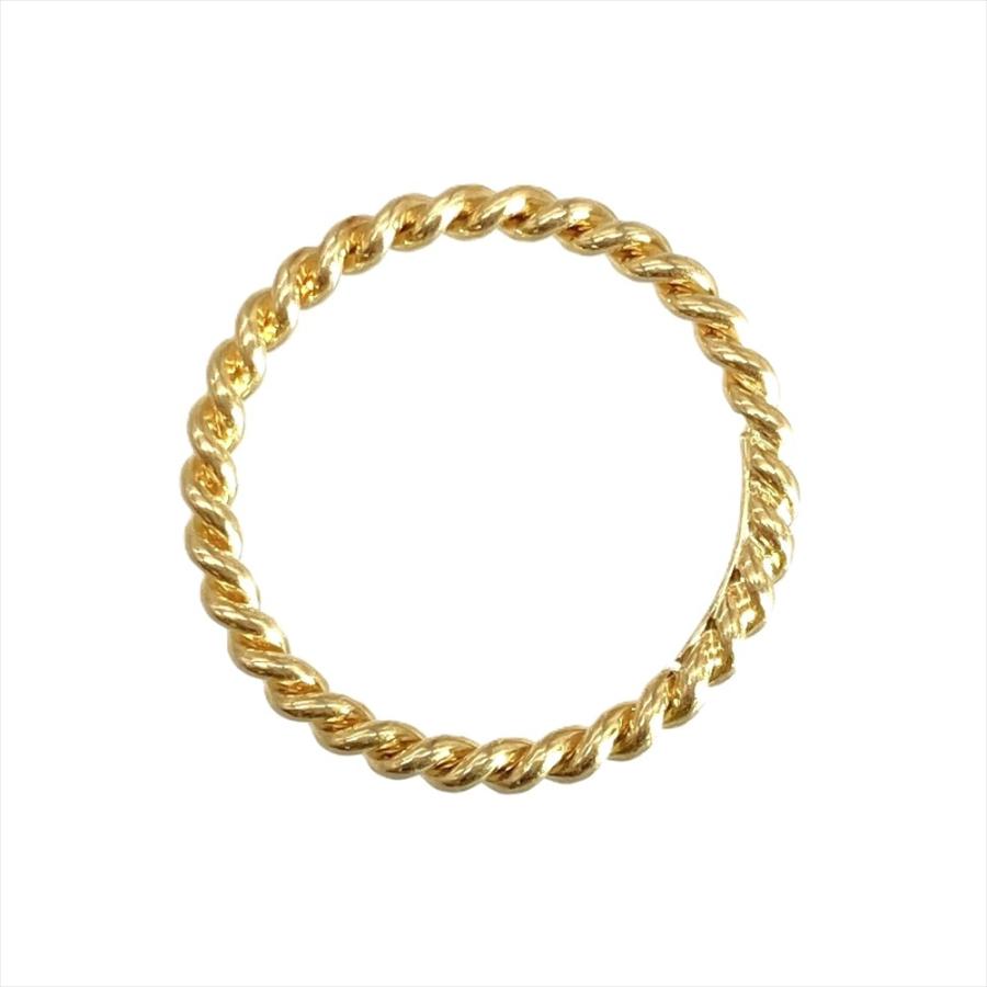 希少✨️美品♥T&Co. 750ゴールド ツイストリング TIFFANY&Co.（ティファニー） ツイスト リング 指輪 約19号 K18YG 2.8g