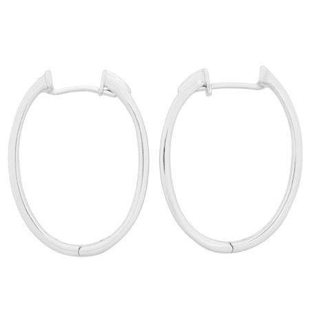 ポンテヴェキオ Ponte Vecchio ダイヤモンド フープ ピアス K18WG  