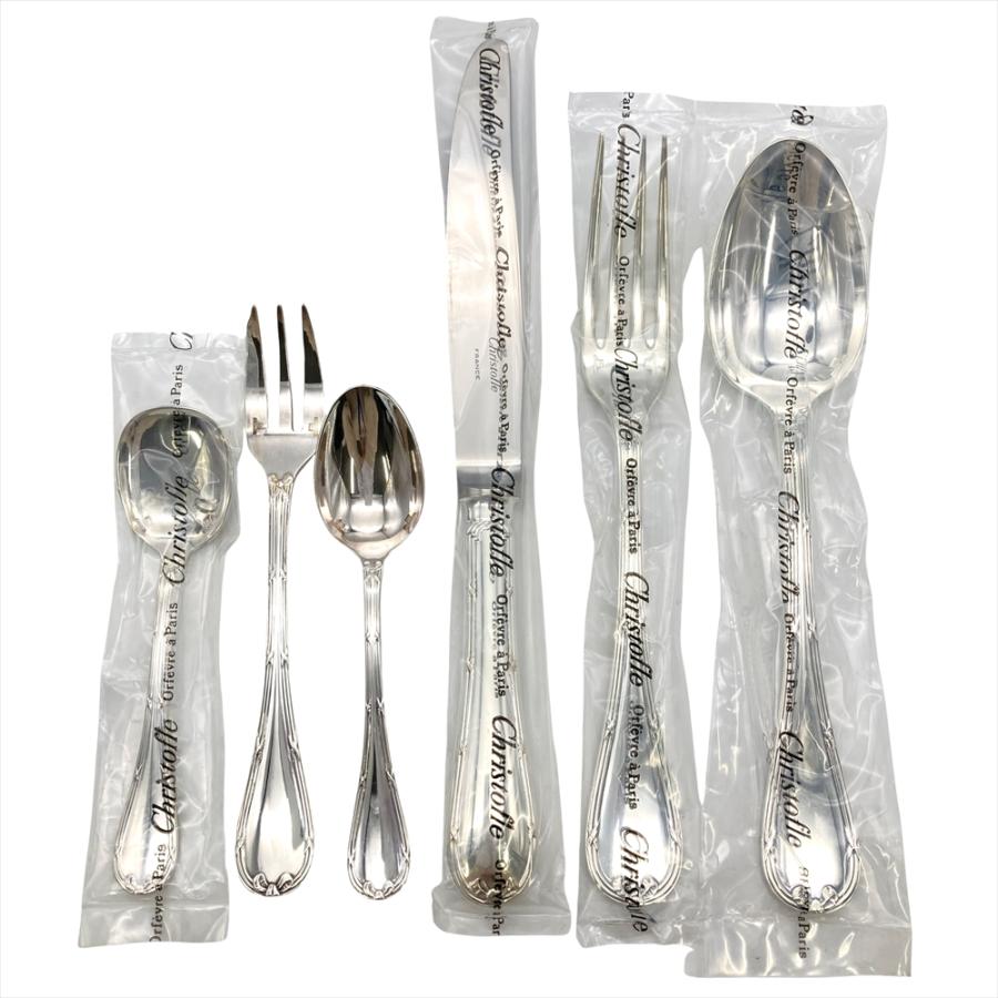Christofle クリストフルシルバーカトラリーセット 15点 クリストフル Christofle リュバン ナイフ フォーク スプーンセット