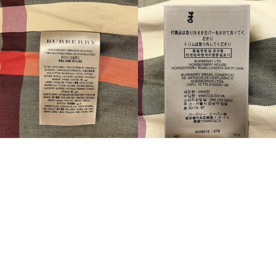 BURBERRY バーバリー トレンチコート コットン カーキ UK6 BURBERRY バーバリー トレンチコート コットン カーキ UK6