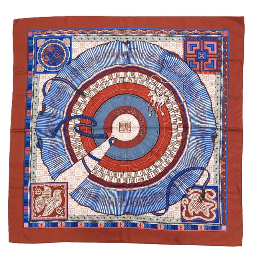 HERMES（エルメス） カレ90 芽家のプリーツ CENT PLIS DES MIAO