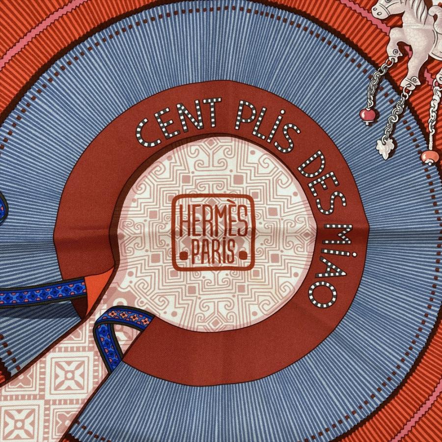 HERMES（エルメス） カレ90 芽家のプリーツ CENT PLIS DES MIAO