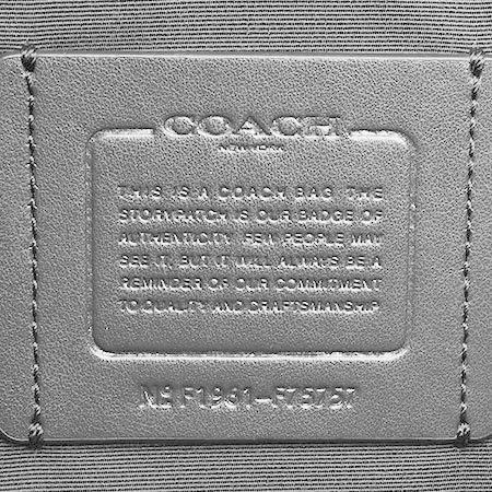 極美品 COACH ビジネスバッグ ネイビー シボ革 大容量 F75757 COACH（コーチ） 国内発送 バッグ メンズ ビジネスバッグ ハミルトン