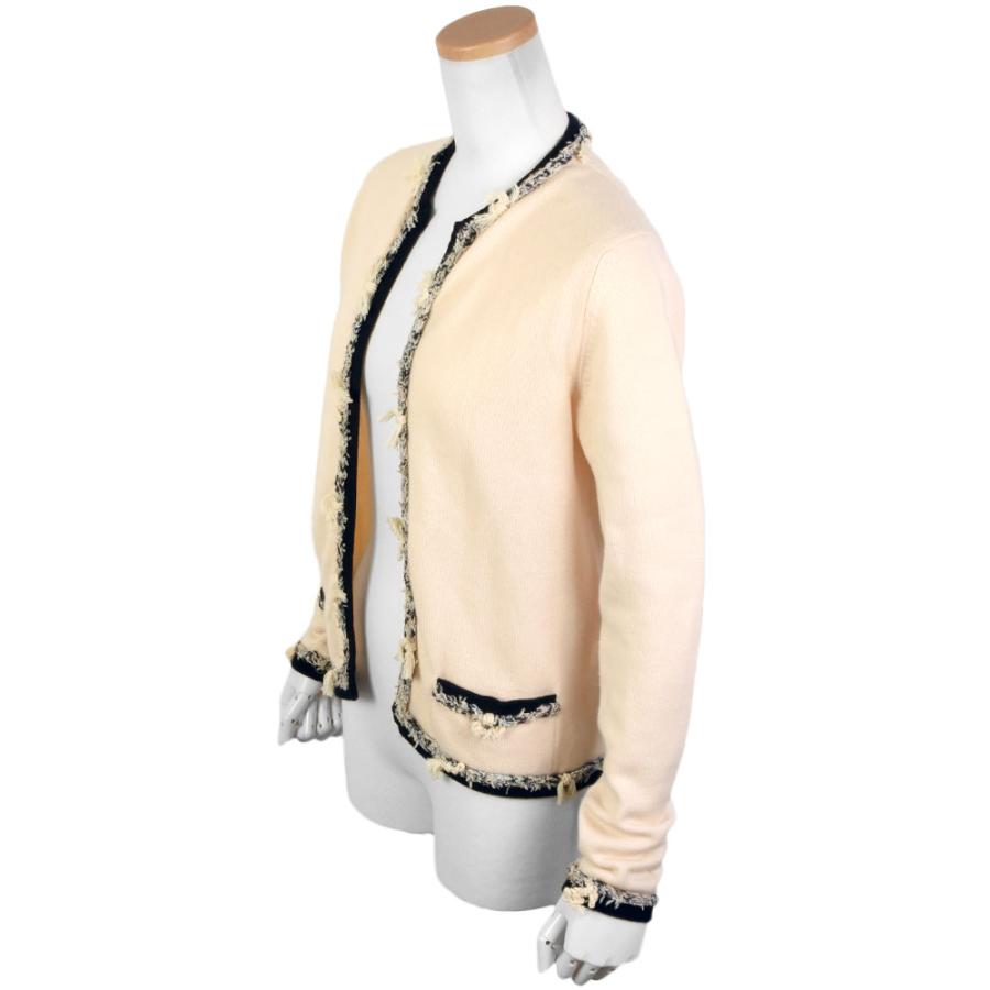 CHANEL シャネル カーディガン カシミヤ P25274V01803 ベージュ