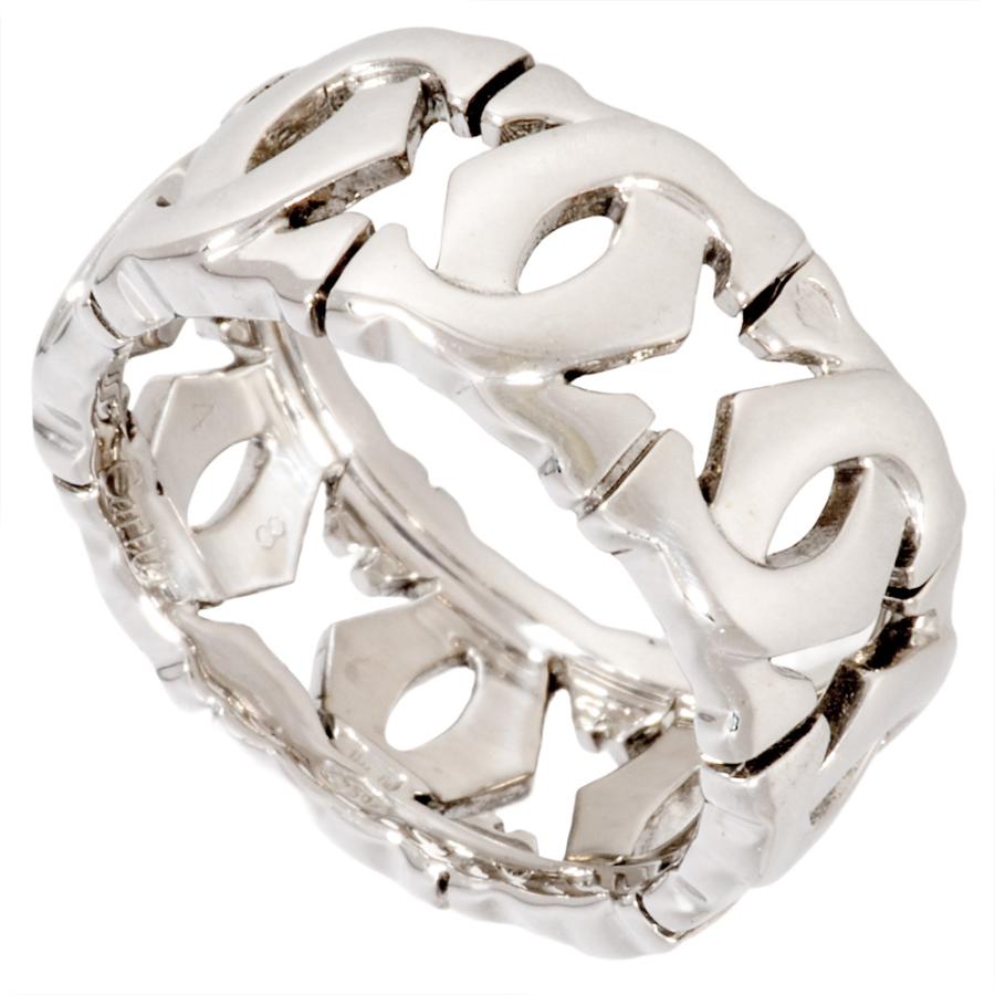 Cartier（カルティエ） アントルラセ リング 指輪 #48 K18WG 6.4g