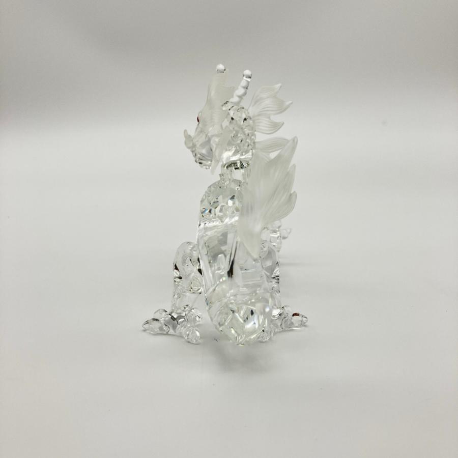 SWAROVSKI - スワロフスキー SWAROVSKI 龍 ドラゴン 1997年SCS会員限定 オブジェ 置物 208398【中古】 SWAROVSKI スワロフスキー 龍 ドラゴン 1997年SCS会員限定
