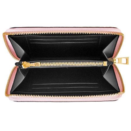 美品LOEWE ロエベ リピートアナグラムジップアラウンドウォレット ピンク LOEWE ロエベ リピート アナグラム ジップアラウンド ウォレット
