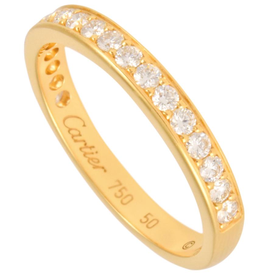 Cartier（カルティエ） ダイヤモンド ハーフエタニティ リング K18YG
