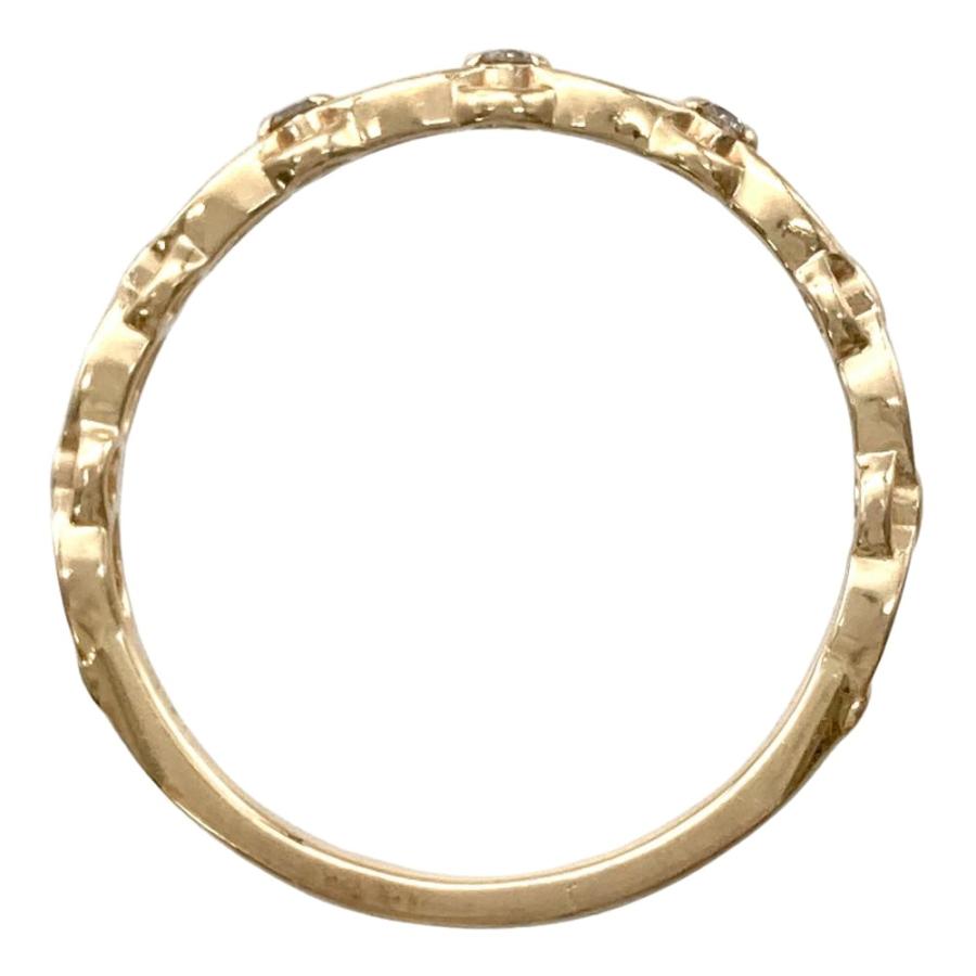 agete（アガット） リング 指輪 ダイヤモンド 0.02ct 約10号 K10PG 0.8