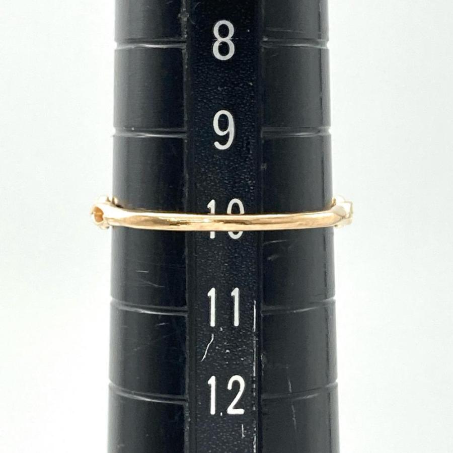 agete（アガット） リング 指輪 ダイヤモンド 0.02ct 約10号 K10PG 0.8