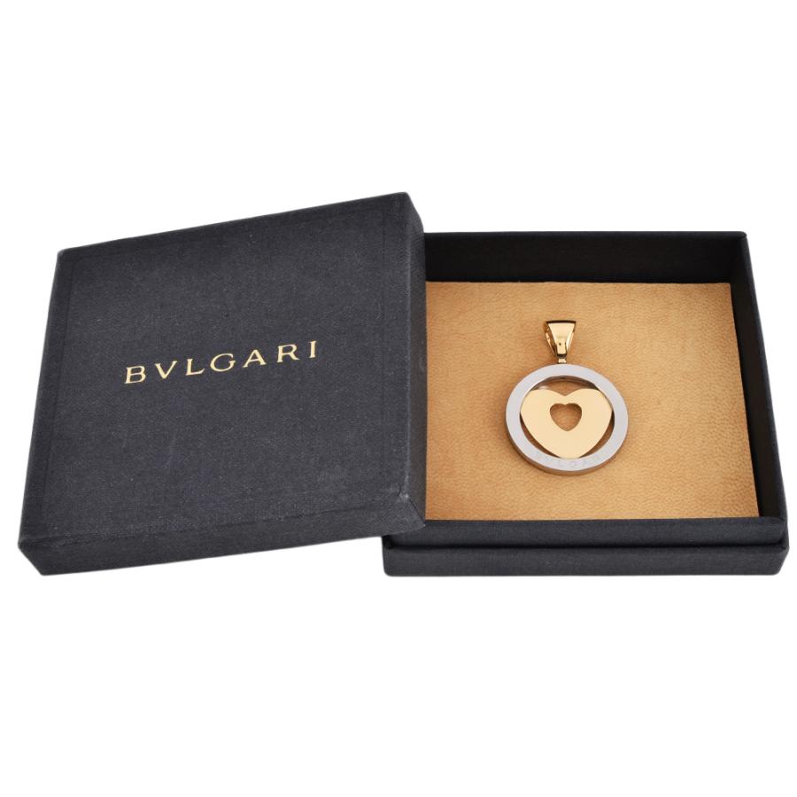 BVLGARI（ブルガリ） トンド ハート ペンダントトップ YG×SSg K18