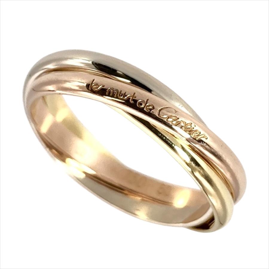 Cartier（カルティエ） トリニティ SM リング 指輪 #50 K18YG 3.6g