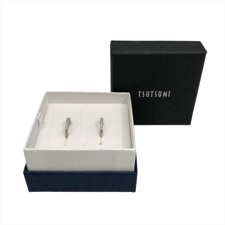 フープ ピアス ダイヤモンド 0.5ct Pt900 2.8g プラチナ : ゴールド