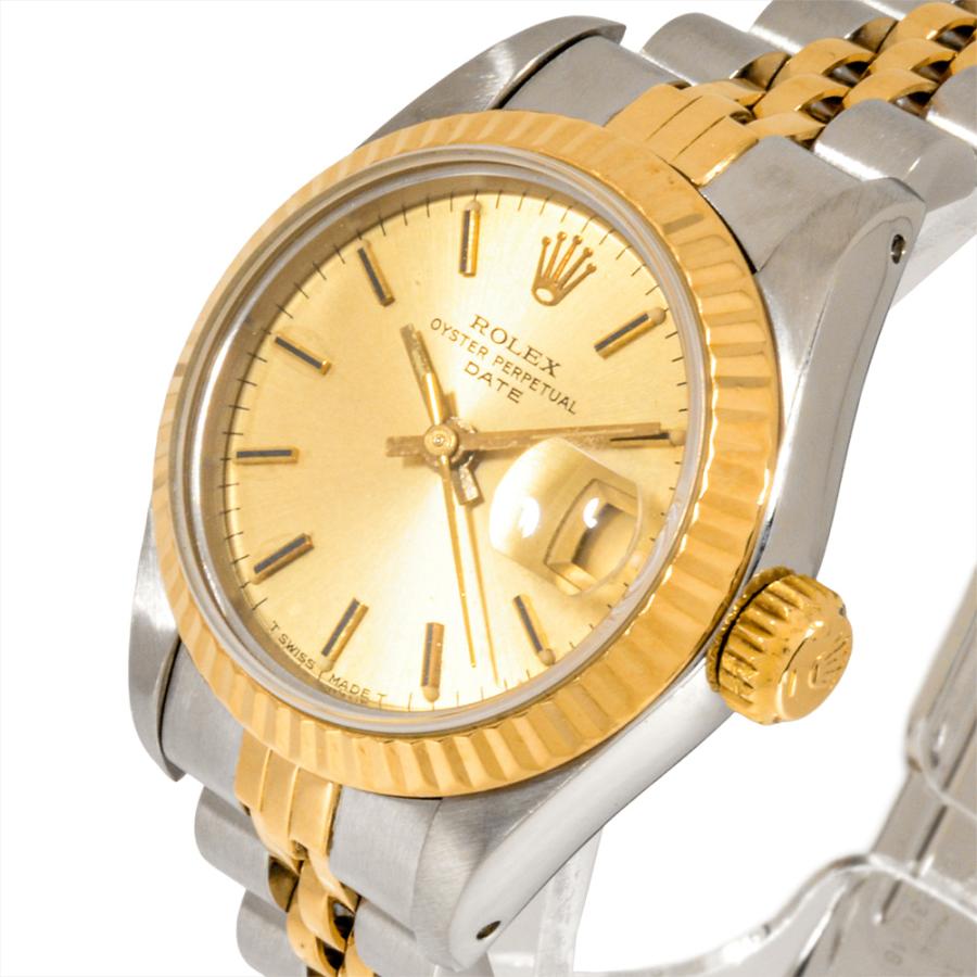 中古 ロレックス ROLEX 68149GBIC 88番台(1984～1985年頃製造) シャンパン /ダイヤモンド レディース 腕時計 ROLEX - 中古 ロレックス ROLEX 68149GBIC 88番台(1984～1985年頃製造