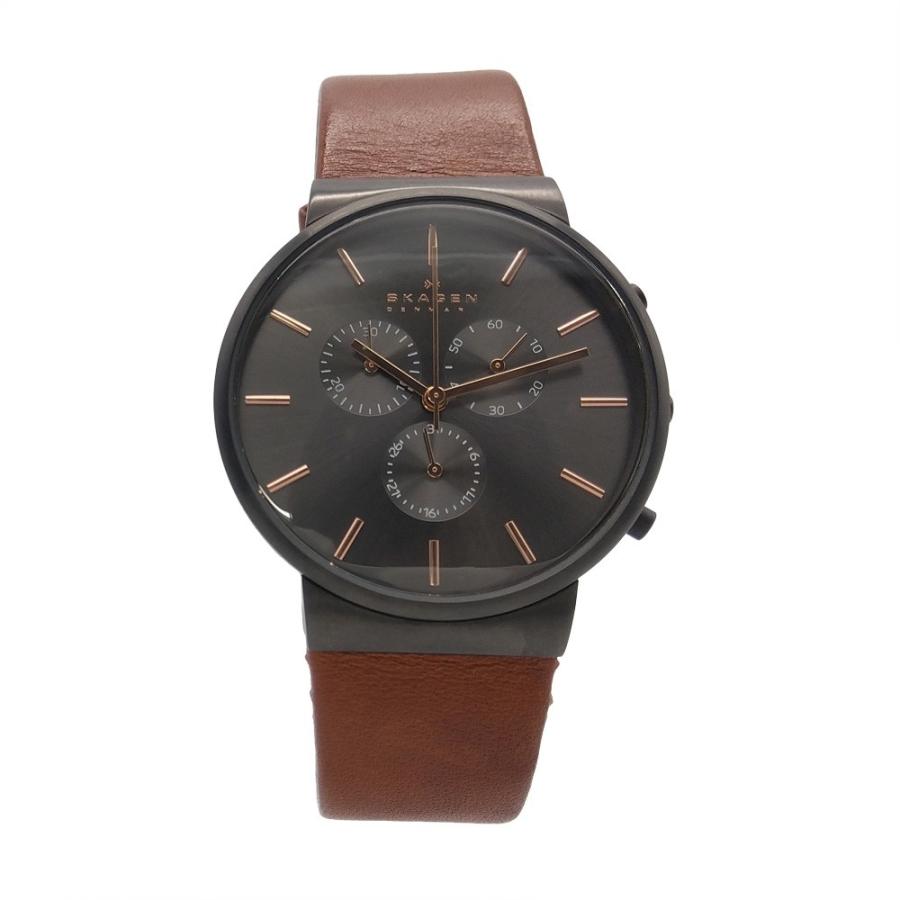 SKW6106 スカーゲン SKAGEN クロノグラフ 腕時計 クォーツ ブラック 