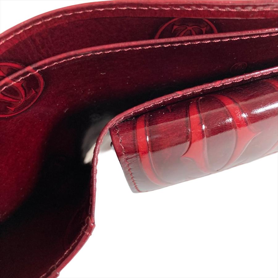 Cartier（カルティエ） ハッピーバースデー 二つ折り財布 パテント