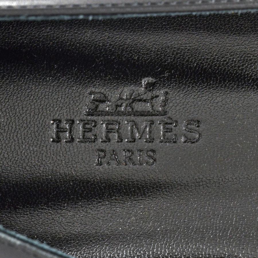 HERMES（エルメス） ケリー バレエシューズ カーフ ブラック ポイン