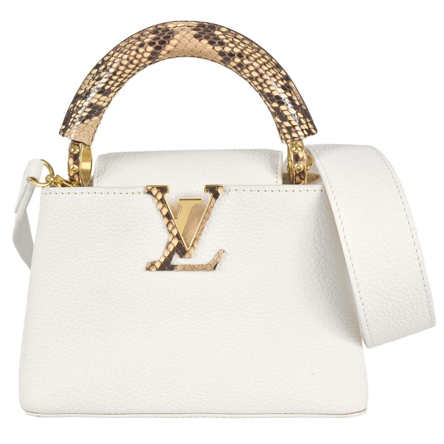 LOUIS VUITTON ノベルティ ハンドバッグ ホワイト カプシーヌ LOUIS VUITTON（ルイ・ヴィトン） カプシーヌ MINI ハンドバッグ 2WAY