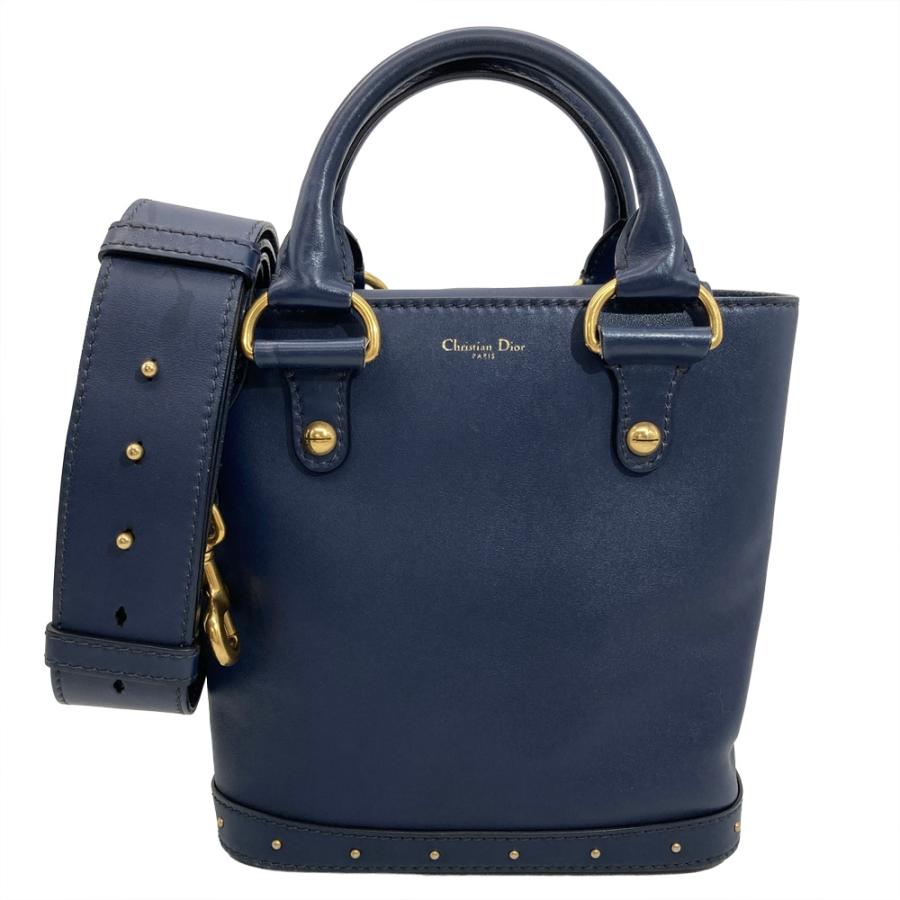 クリスチャンディオール Christian Dior バケット ハンドバッグ レザー 