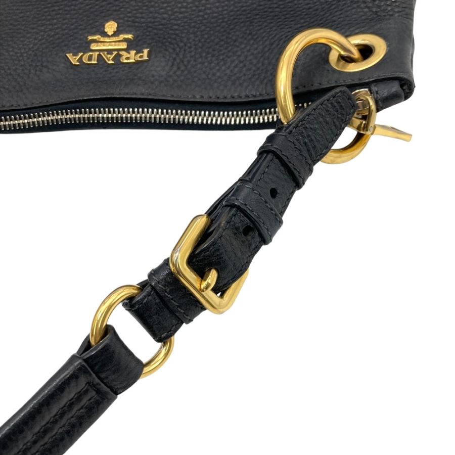 PRADA（プラダ） ロゴ ワンショルダー ショルダーバッグ レザー