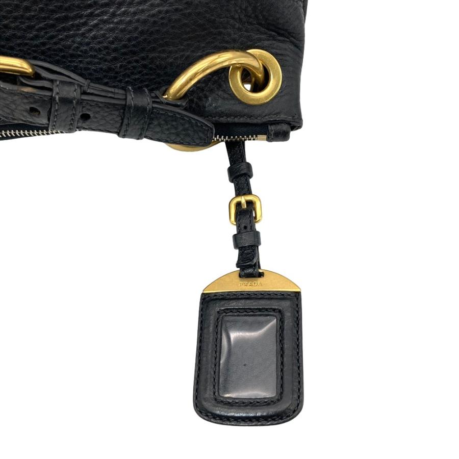 PRADA（プラダ） ロゴ ワンショルダー ショルダーバッグ レザー