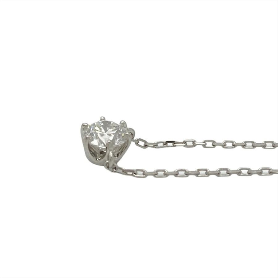 ヨンドシー 4℃ ソリティア ネックレス ダイヤモンド 0.334ct Pt850