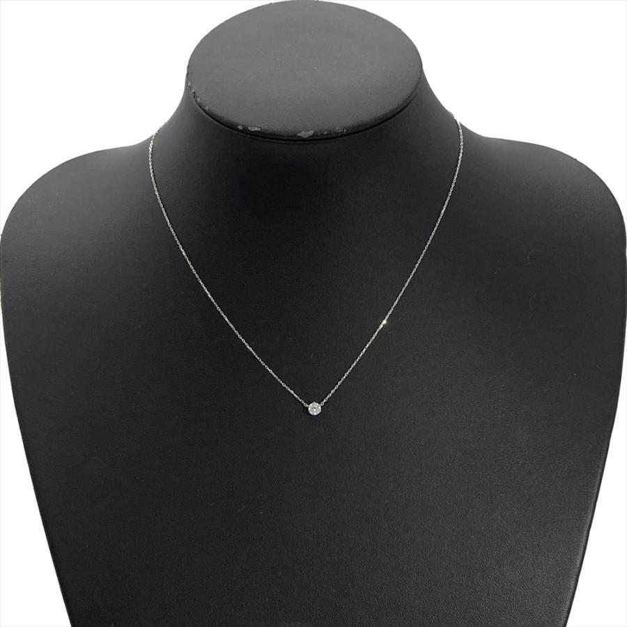 ヨンドシー 4℃ ソリティア ネックレス ダイヤモンド 0.334ct Pt850
