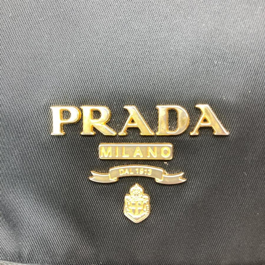 PRADA（プラダ） ナイロン レザー ショルダーバッグ ナイロン ブラック