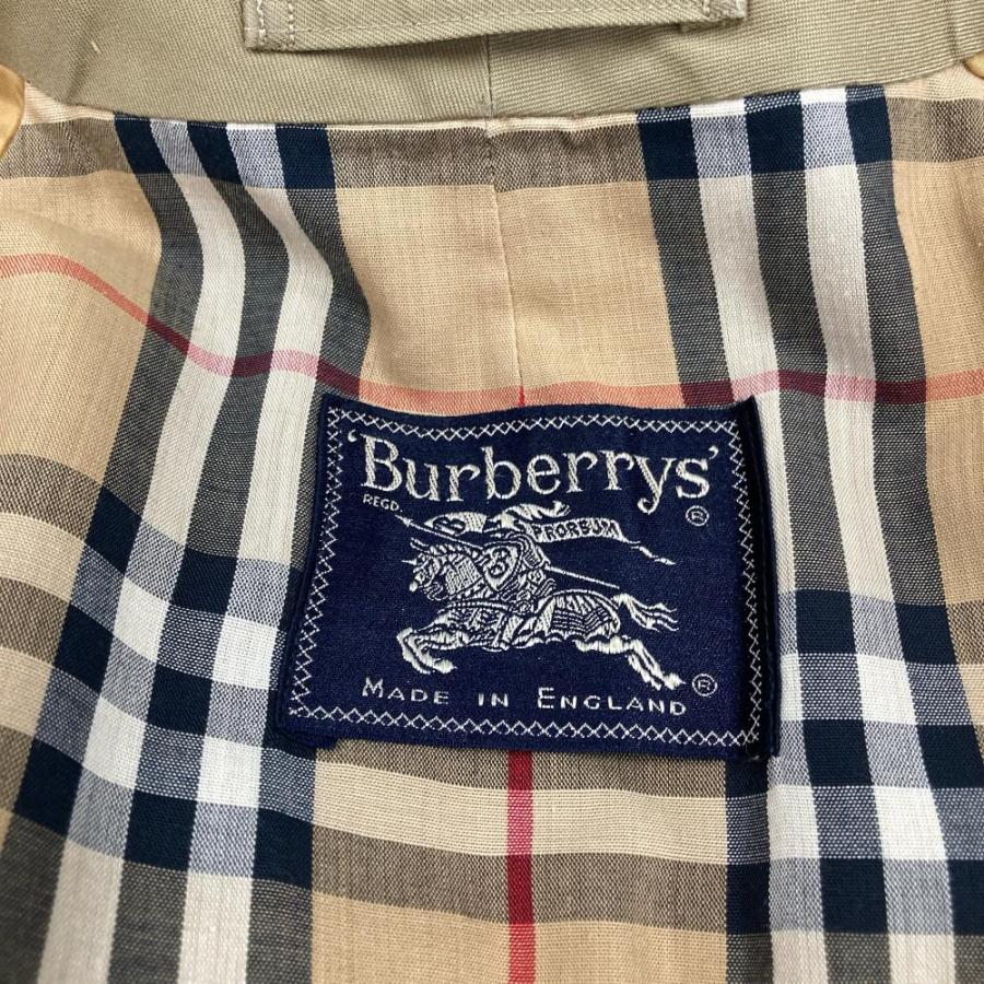 バーバリーズ Burberrys ステンカラーコート カーキ メンズ : ゴールド