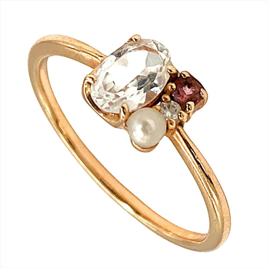 Ponte Vecchio（ポンテヴェキオ） ホワイトトパーズ リング 指輪