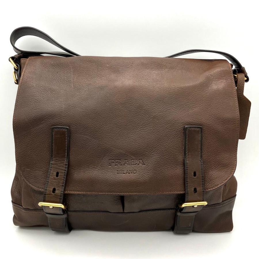 PRADA プラダ 鹿革 ディアスキン ショルダー メッセンジャー PRADA プラダ 鹿革 ディアスキン ショルダー メッセンジャー