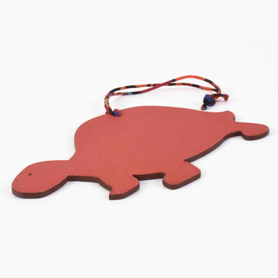 HERMES（エルメス） プティアッシュ バッグ チャーム レザー オレンジ