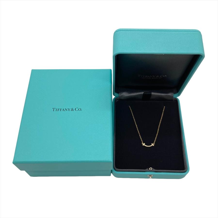 Tiffany T ティファニー Tiffany&Co. Tスマイル ミニ ネックレス