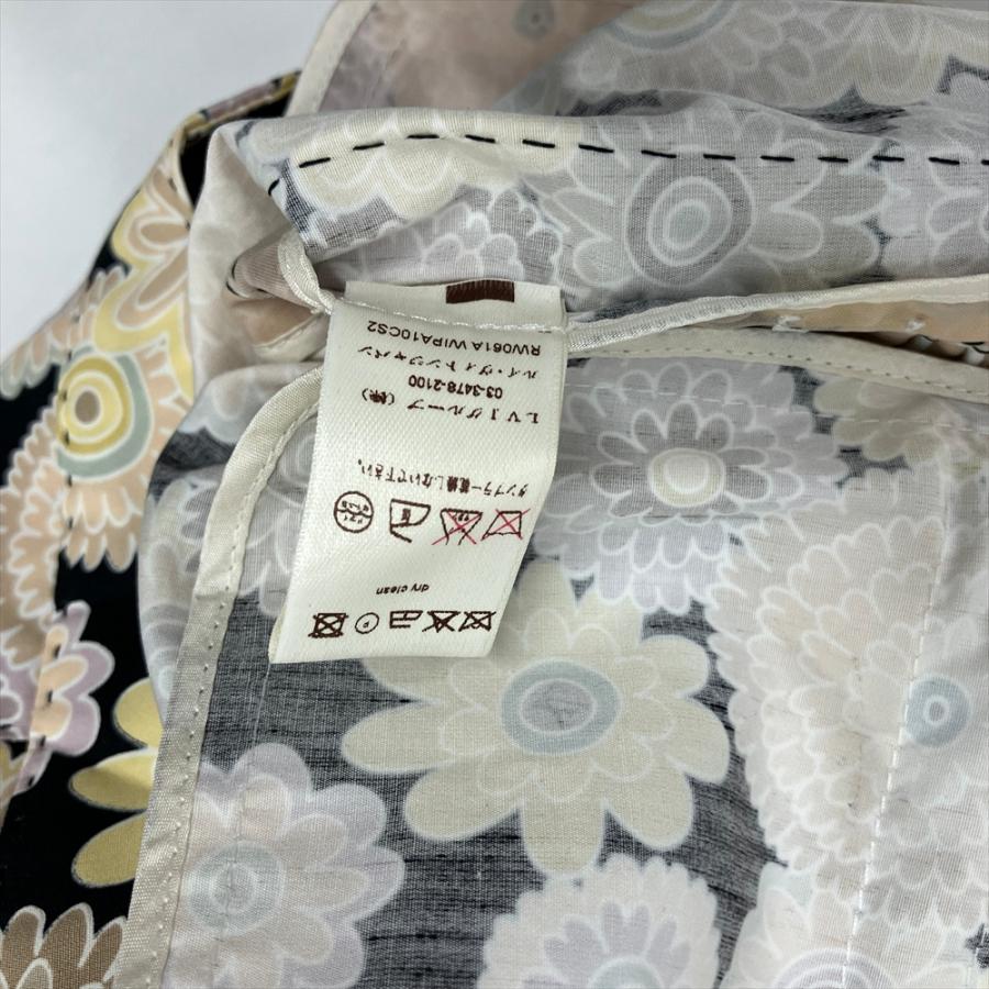 LOUIS VUITTON ルイヴィトン クロップド パンツ コットン ブラック 36  