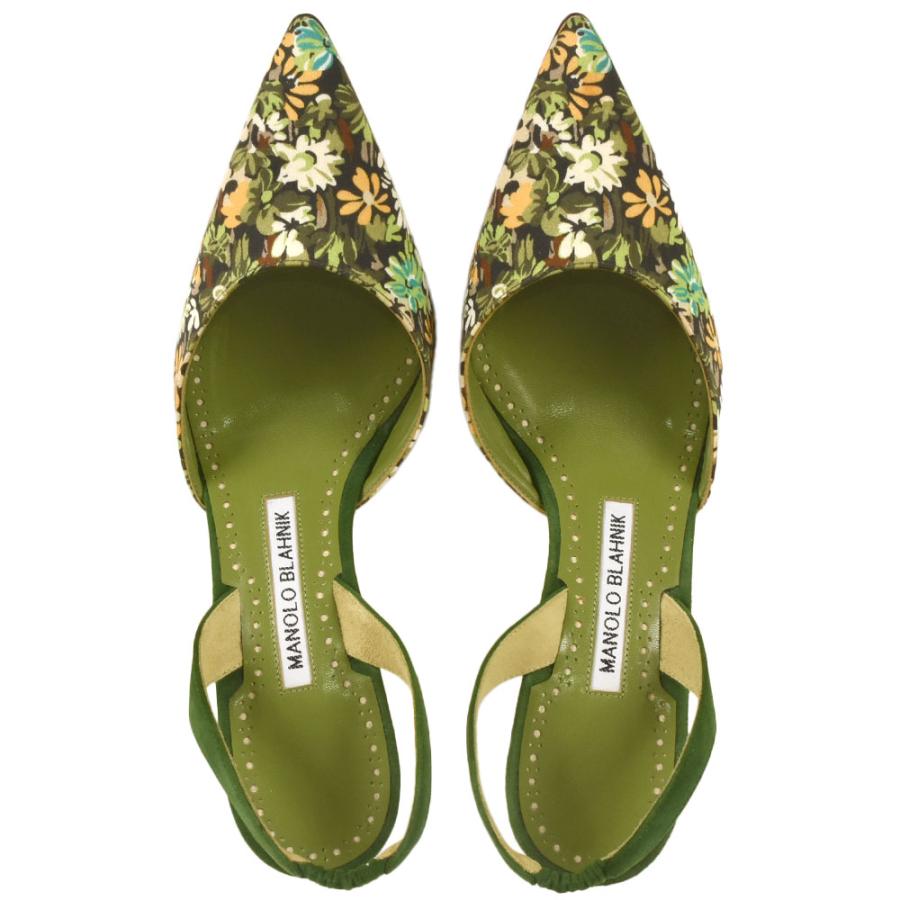 MANOLO BLAHNIK SIEMU ミュール 36 グリーン