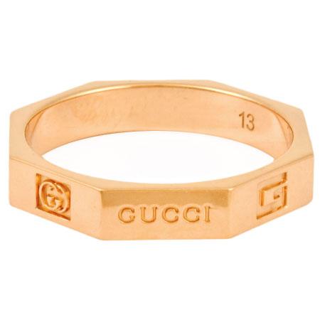 グッチ GUCCI オクタゴナル リング #13 K18PG 仕上済 グッチ GUCCI オクタゴナル リング #13 K18PG 仕上済 - メルカリ