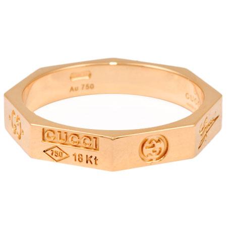 グッチ GUCCI オクタゴナル リング #13 K18PG 仕上済 GUCCI グッチ オクタゴナル リング K18PG #13 : ゴールドプラザ