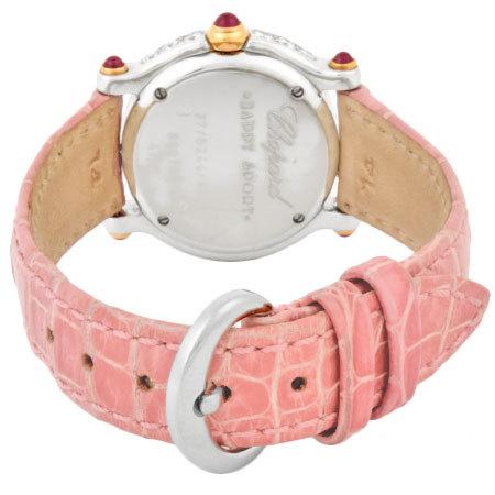 Chopard（ショパール） ハッピースポーツ ピンクダイヤベゼル K18PG/WG