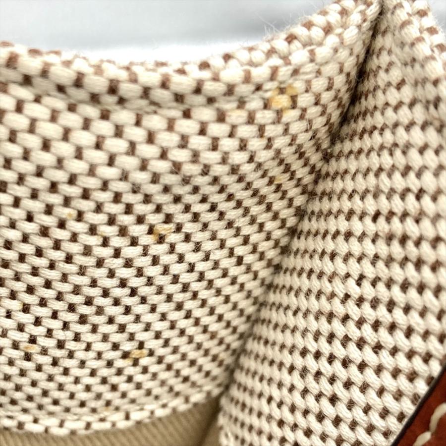 クロエ Chloe ウッディスモール トートバッグ コットン レザー 4217565 ブラウン レディース | Chloe | 08