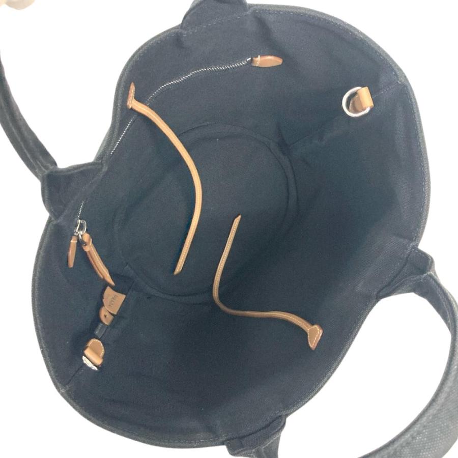 PRADA（プラダ） カナパ トートバッグ 2WAY キャンバス ブラック
