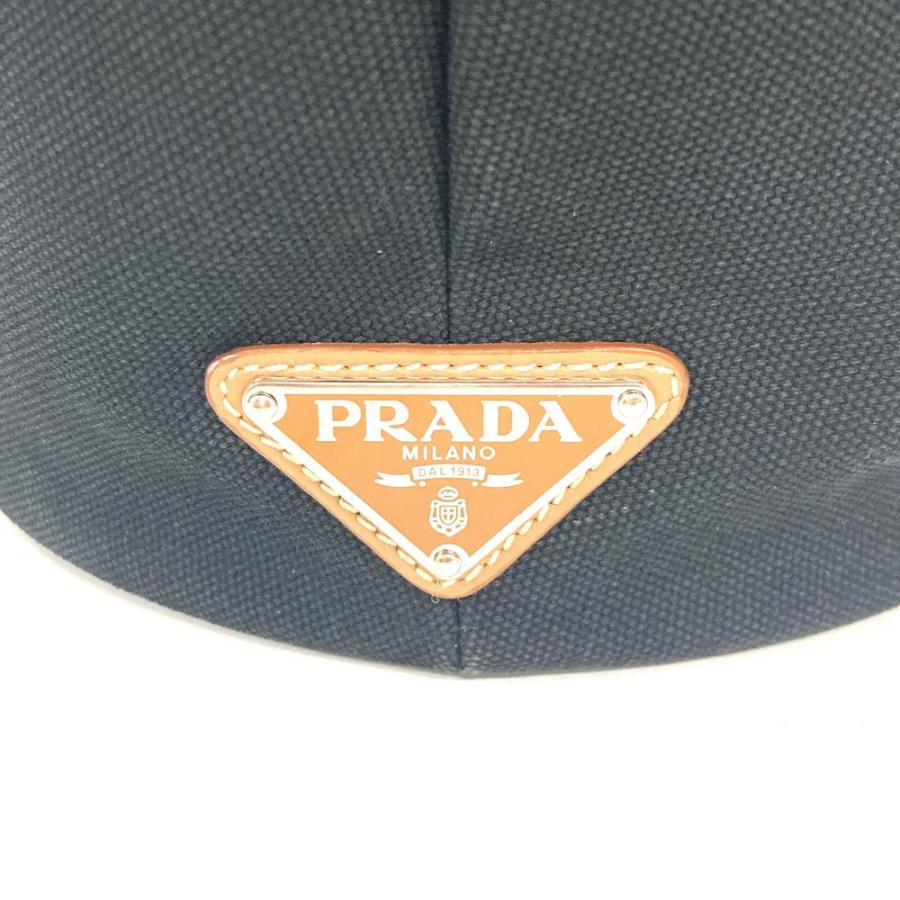 PRADA（プラダ） カナパ トートバッグ 2WAY キャンバス ブラック