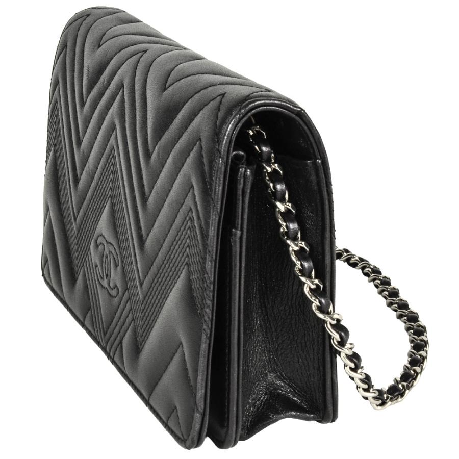 CHANEL（シャネル） CHANEL Vステッチ フラップ チェーンウォレット