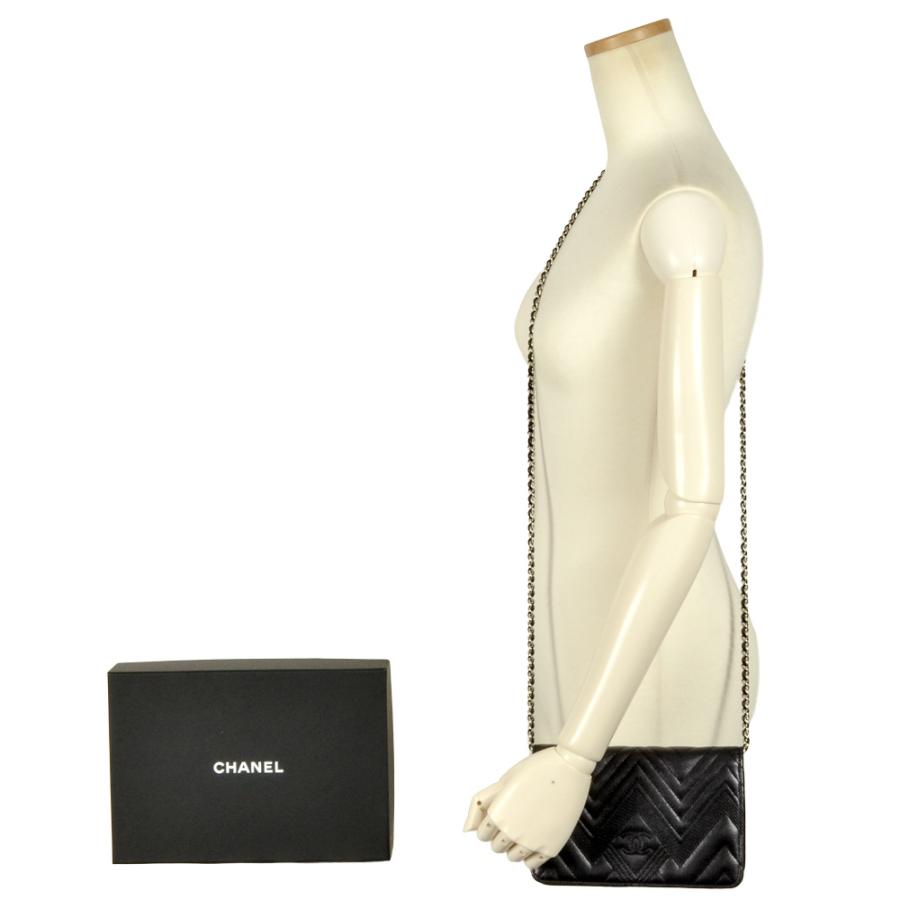 CHANEL（シャネル） CHANEL Vステッチ フラップ チェーンウォレット