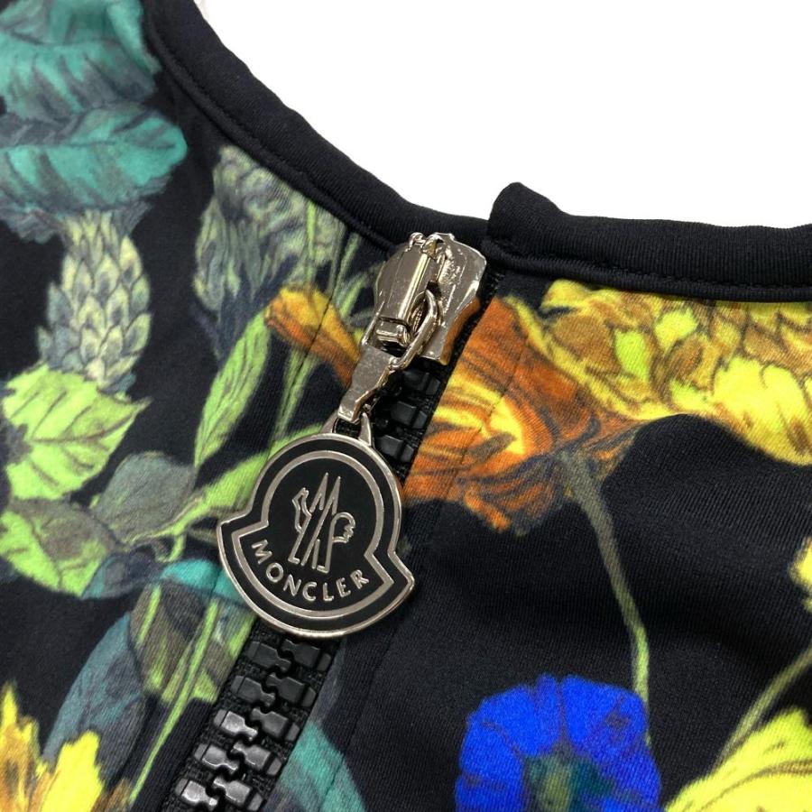 MONCLER 花柄水着 青緑色・黒 収納袋付き MONCLER（モンクレール
