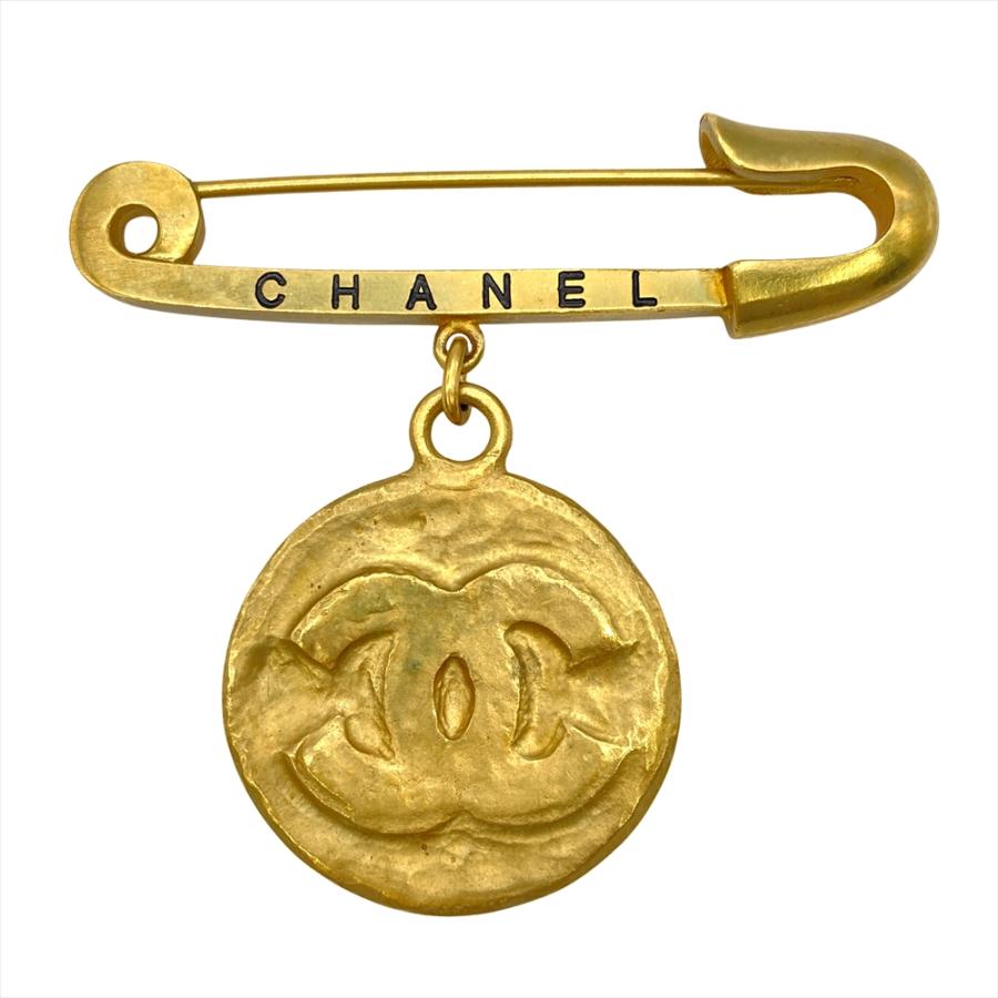 CHANEL（シャネル） ココマーク メダル 安全ピンモチーフ ブローチ 94P