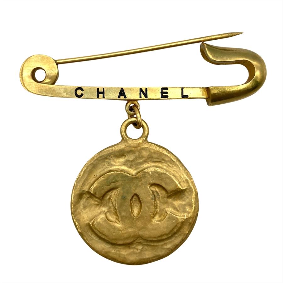 CHANEL（シャネル） ココマーク メダル 安全ピンモチーフ ブローチ 94P