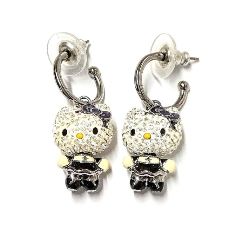 Swarovski キティ ピアス SWAROVSKI（スワロフスキー） ハローキティ サンリオ ピアス シルバー